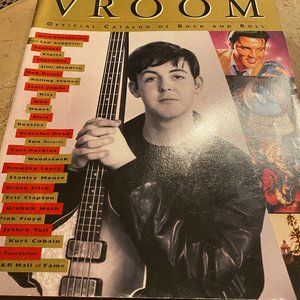 1997 Vroom Official Catalog of Rock and Roll Paul McCartney on Cover
